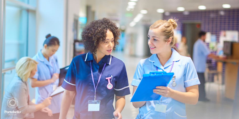 nurses in a medical setting