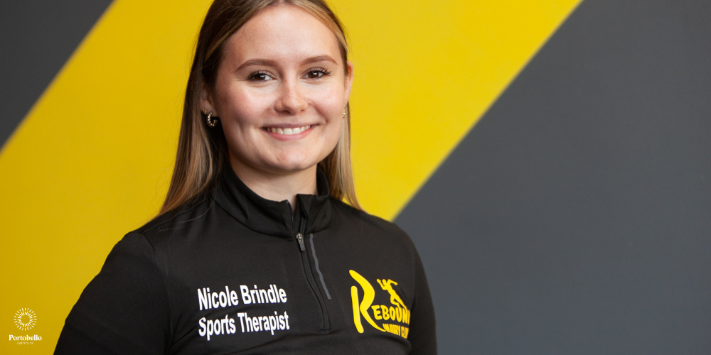 nicole brindle sports therapist smiling 