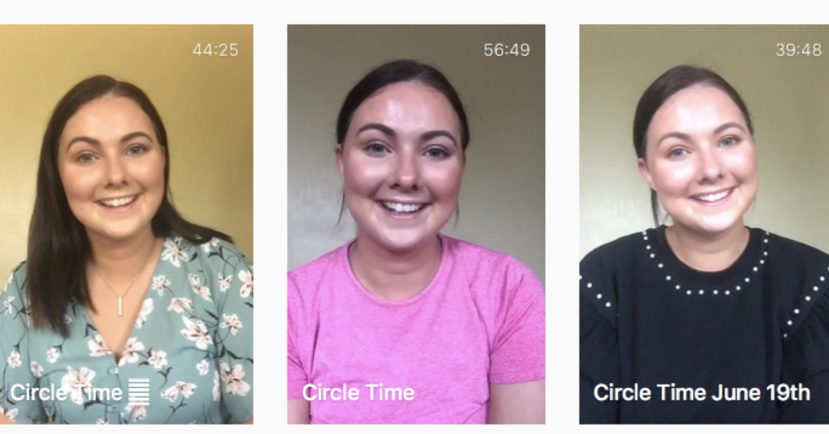 Instagram Live Portobello Montessori School Circle Time