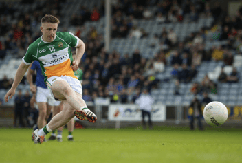 Nigel Dunne kicking gaelic football