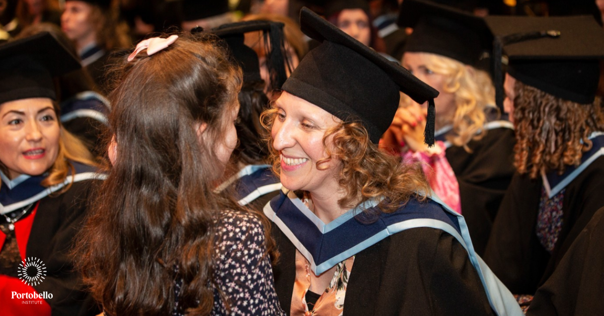 Mother and daughter pictured at graduation ceremony